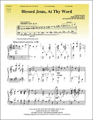 Blessed Jesus, At Thy Word Handbell sheet music cover